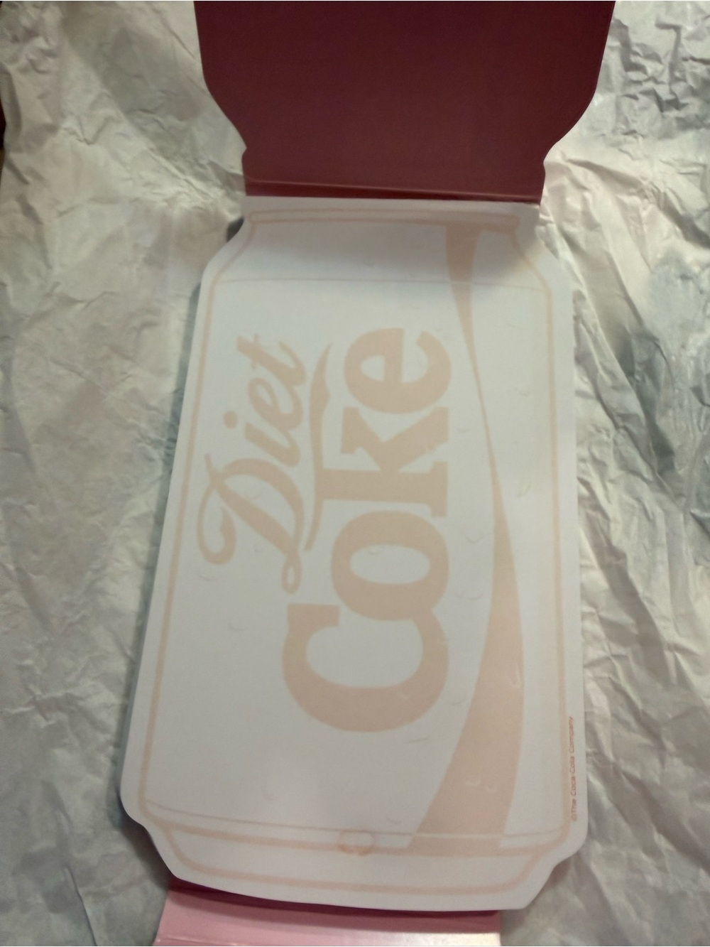 Coca Cola Diet Coke Pink and White Art Print and Pen - Picture 3 of 3
